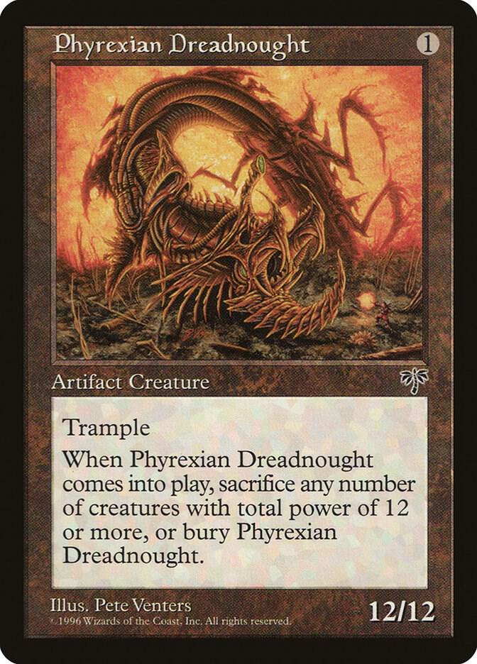 Phyrexian Dreadnought 英 4枚セット New Arrivals: Phyrexian Dreadnought, Dual Lands