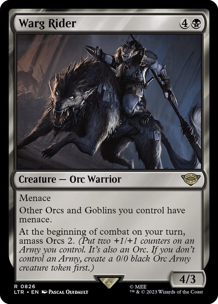 Warg Rider - Black