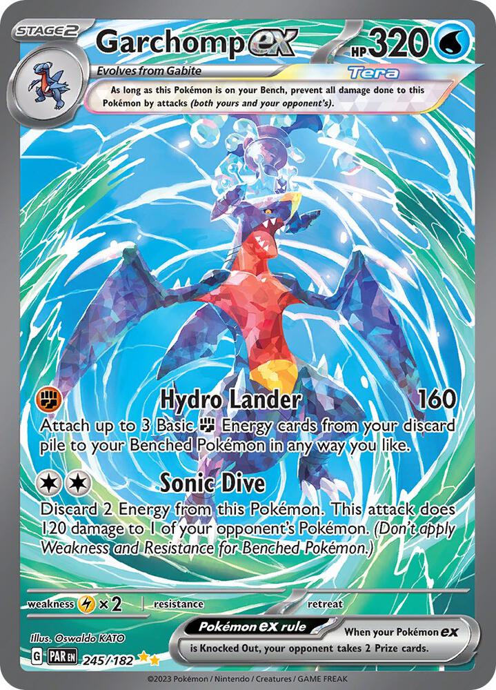 Garchomp EX - Water Infinity Flux Garchomp EX - Water Infinity Flux