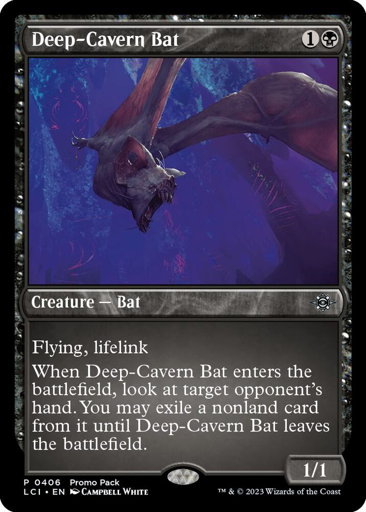 Deep-Cavern Bat - Black