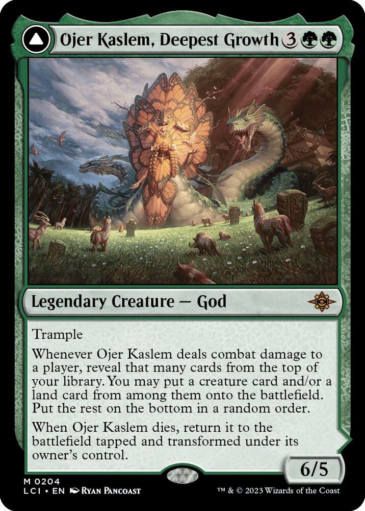 Ojer Kaslem, Deepest Growth / Temple of Cultivation - Green