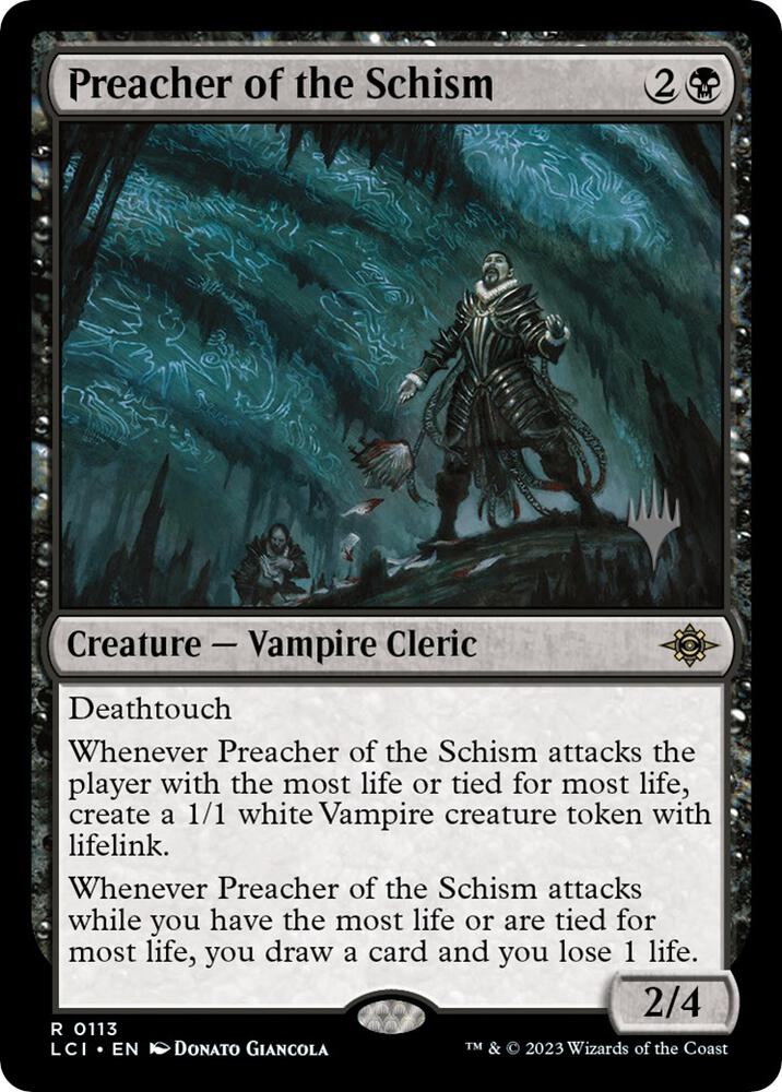 Preacher of the Schism - Black