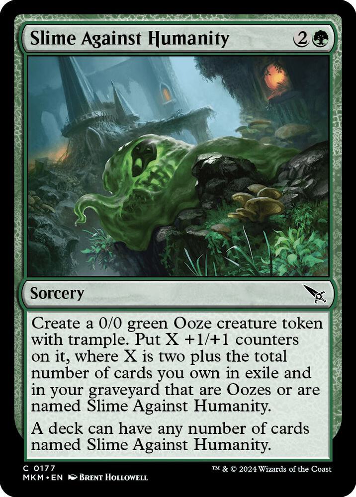 Slime Against Humanity - Murders at Karlov Manor [COMMON FOIL] [Near Mint]