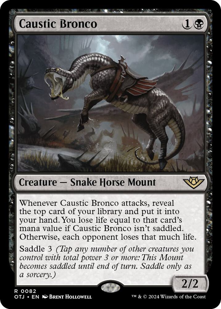 Caustic Bronco - Black