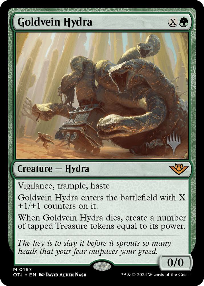 Goldvein Hydra - Green