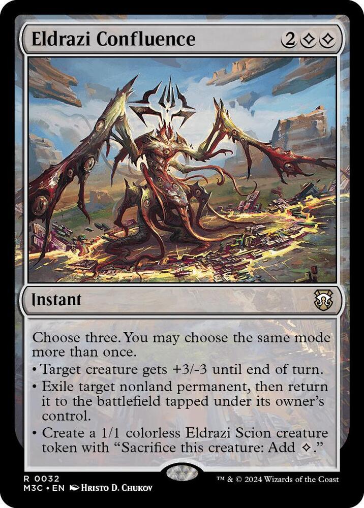 MtG Modern Horizons 3 Commander Rare Eldrazi Confluence #32 MtG Modern Horizons 3 Commander Rare Eldrazi Confluence #32