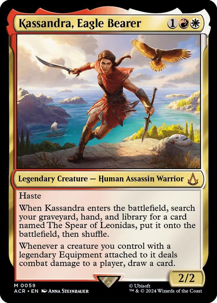 Kassandra, Eagle Bearer - Red/White Infinity Flux Kassandra, Eagle Bearer - Red/White Infinity Flux