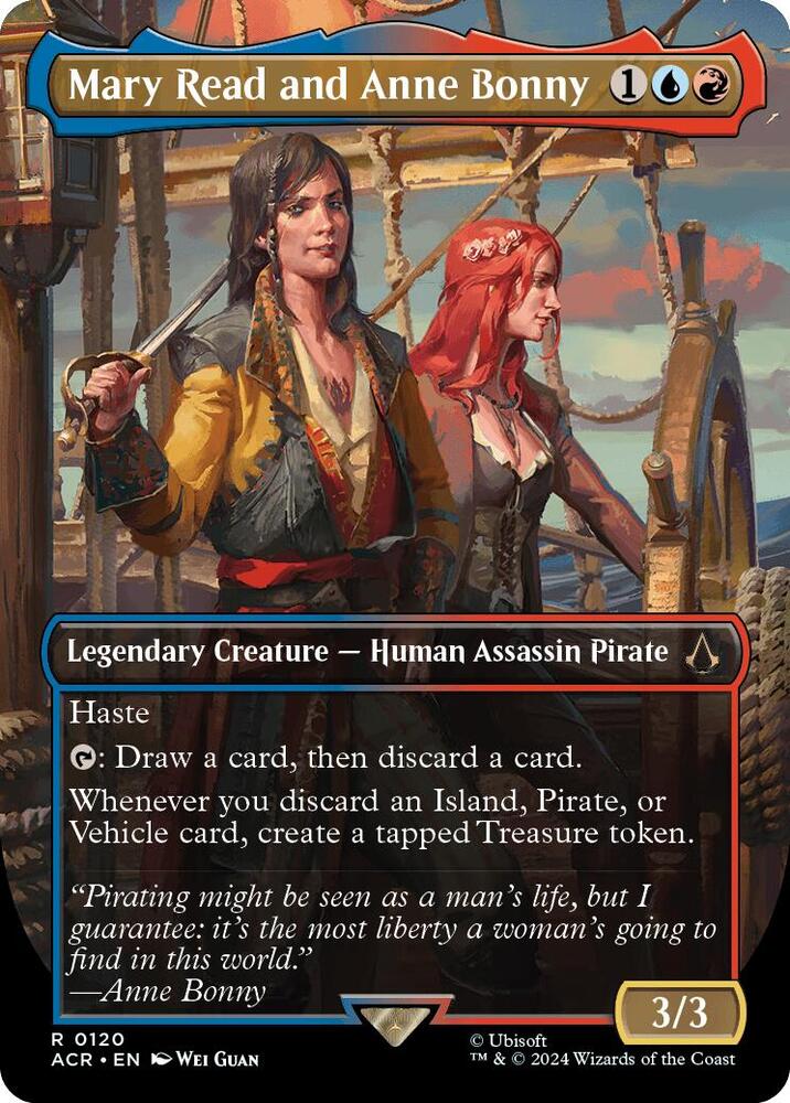 Mary Read and Anne Bonny - Blue/Red
