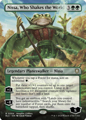 Nissa, Who Shakes the World - Legendary Planeswalker - Nissa - Green