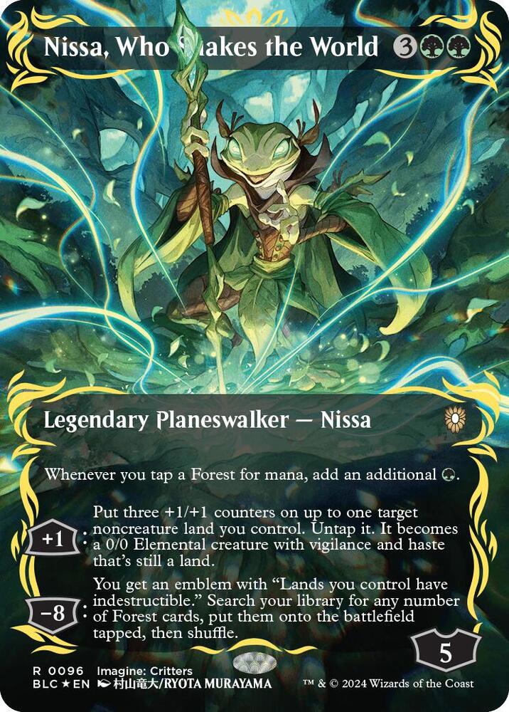 Nissa, Who Shakes the World - Legendary Planeswalker - Nissa - Green