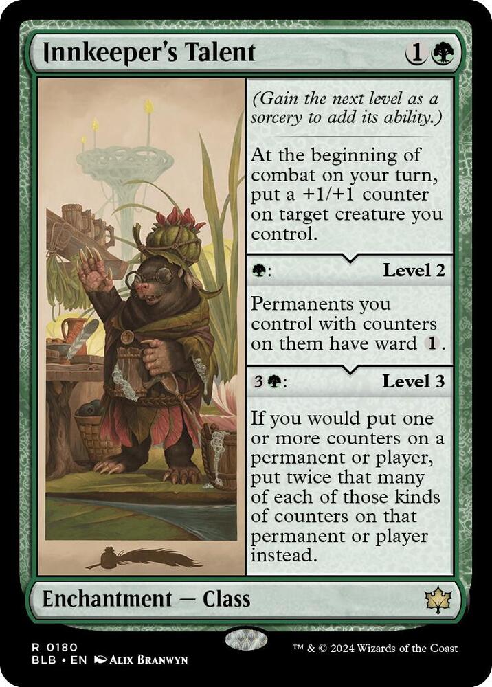 Innkeeper's Talent - Green