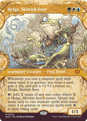 Helga, Skittish Seer - Legendary Creature - Frog Druid - Green - White - Blue
