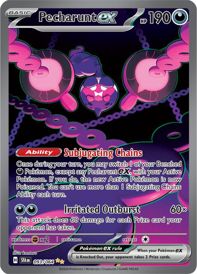 pokemon shiny infinity cards Pecharunt EX