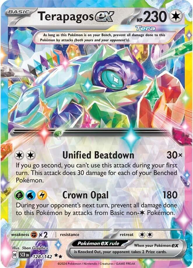 colorless pokemon cards Terapagos EX