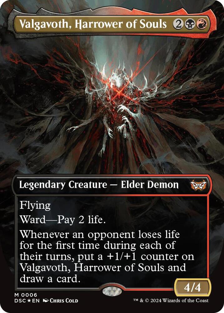 mtg black demon cards Valgavoth, Harrower of Souls