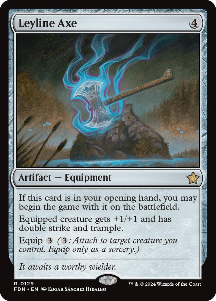 mtg artifact equipment cards Leyline Axe