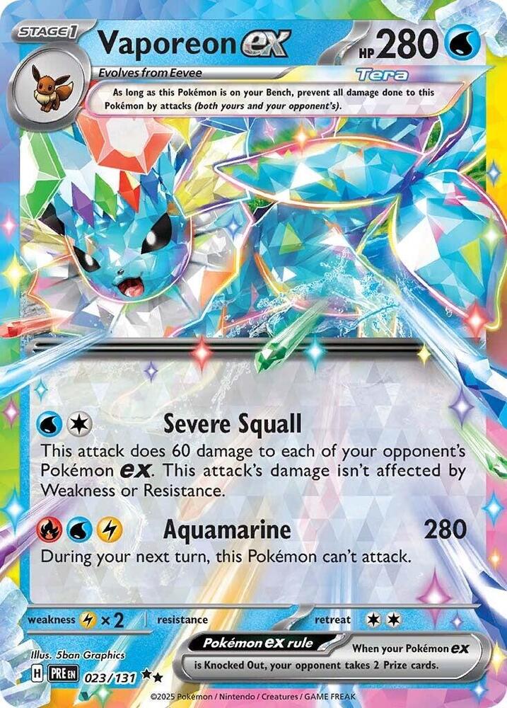 Vaporeon EX - Water