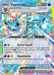 Vaporeon EX - Water
