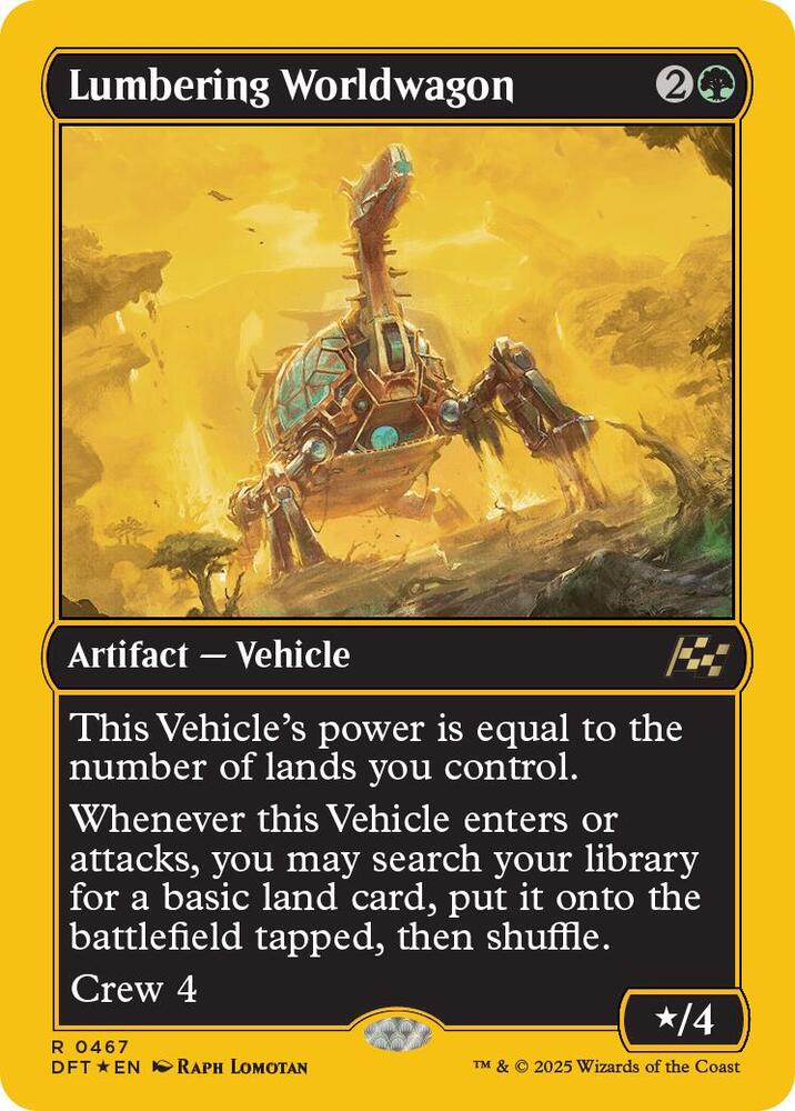 Lumbering Worldwagon - Green