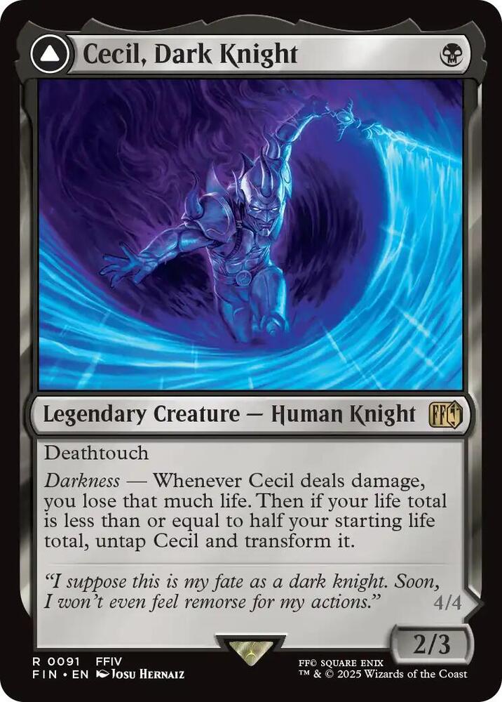 Cecil, Dark Knight - Black