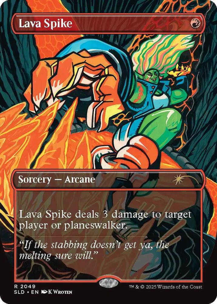 Lava Spike - Red