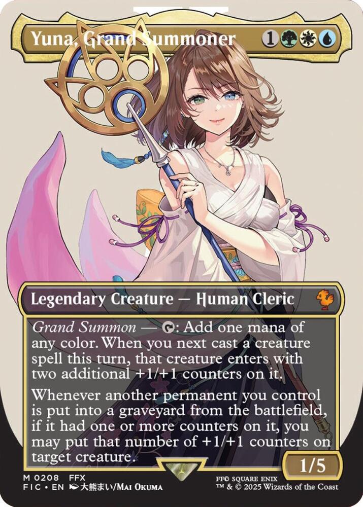 Yuna, Grand Summoner - Green/White/Blue