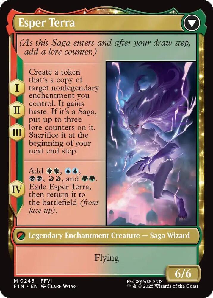 Terra, Magical Adept/Esper Terra - Red/Green