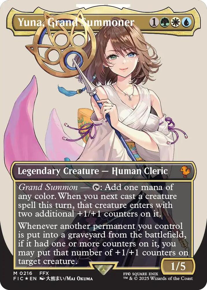 Yuna, Grand Summoner - Green/White/Blue