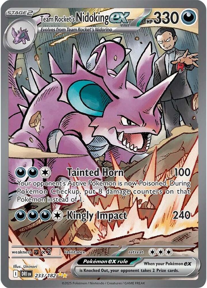 Team Rocket's Nidoking EX - Darkness