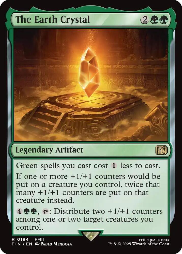The Earth Crystal - Green/Artifact
