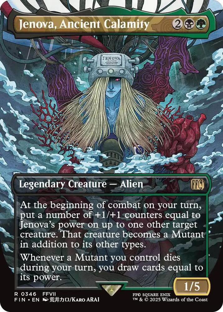 Jenova, Ancient Calamity - Black/Green