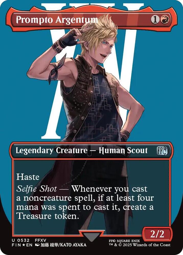 Prompto Argentum - Red  Infinity Flux