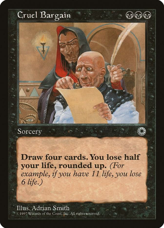 Cruel Bargain - Black