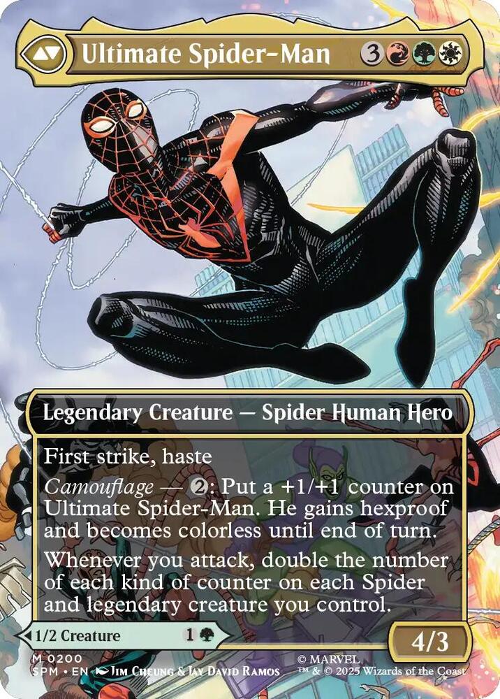 Miles Morales - Green(Ultimate Spider-Man - Red/Green/White)