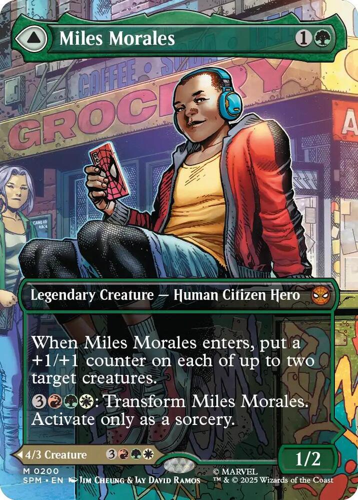 Miles Morales - Green(Ultimate Spider-Man - Red/Green/White)