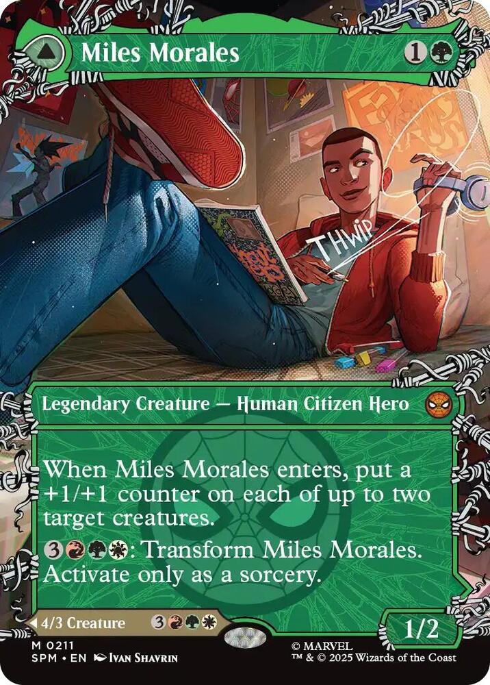 Miles Morales - Green(Ultimate Spider-Man - Red/Green/White)