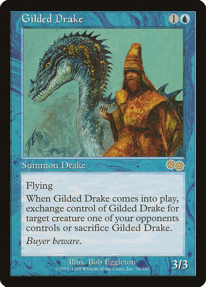 Gilded Drake - Blue