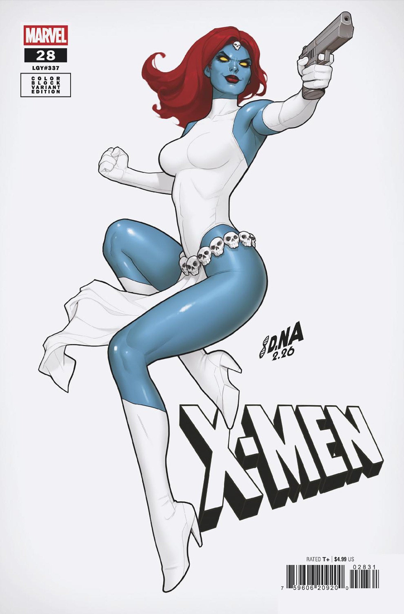 X-Men #28 David Nakayama Color Block White Variant – Infinity Flux
