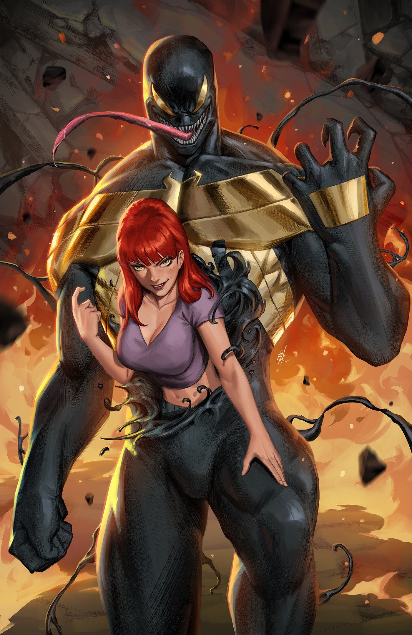 All-New Venom #10 1:50 Ejikure Venom Full Art Variant