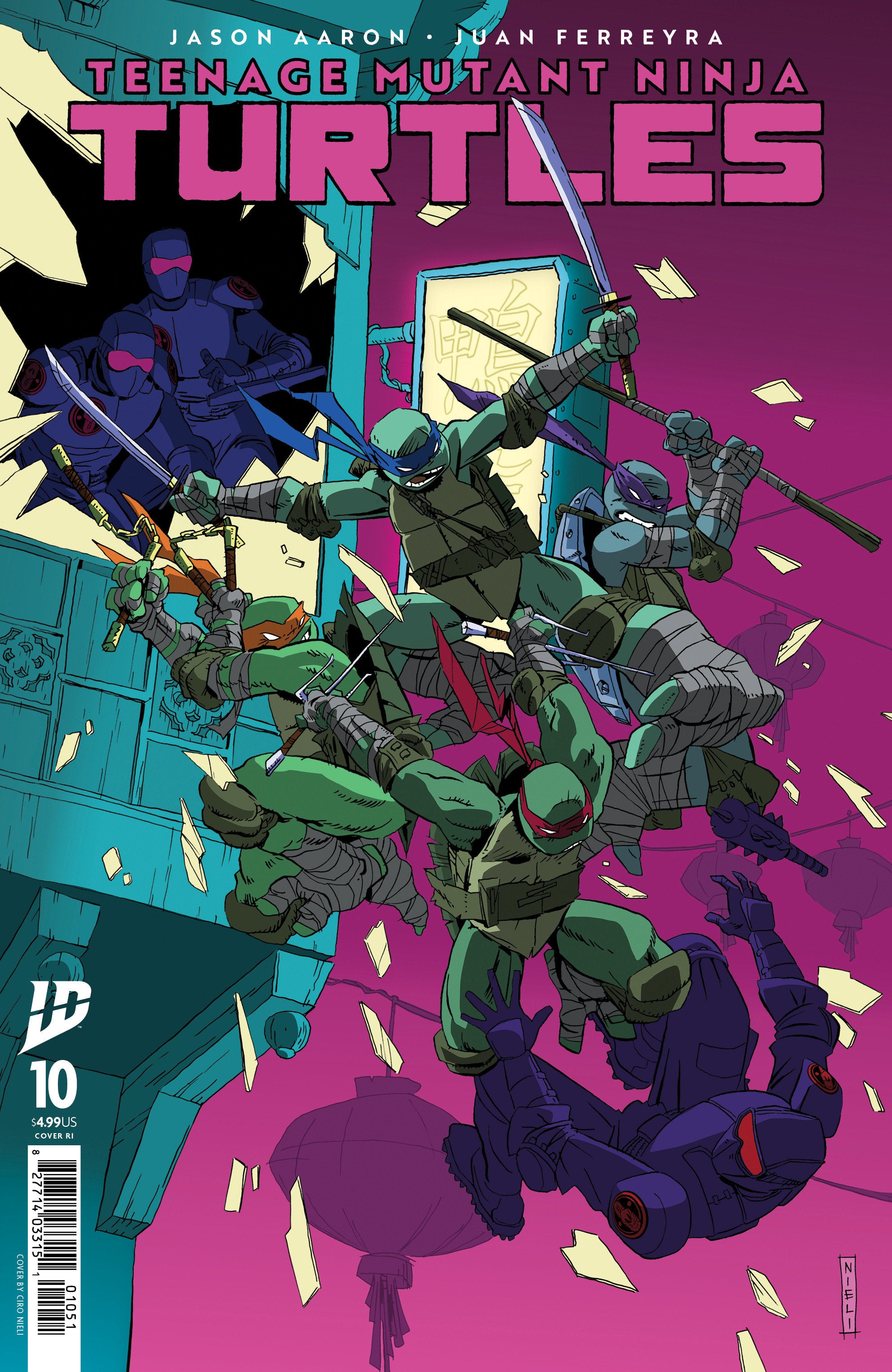 Teenage Mutant Ninja Turtles #10 1:25 Variant Ri (Nieli)