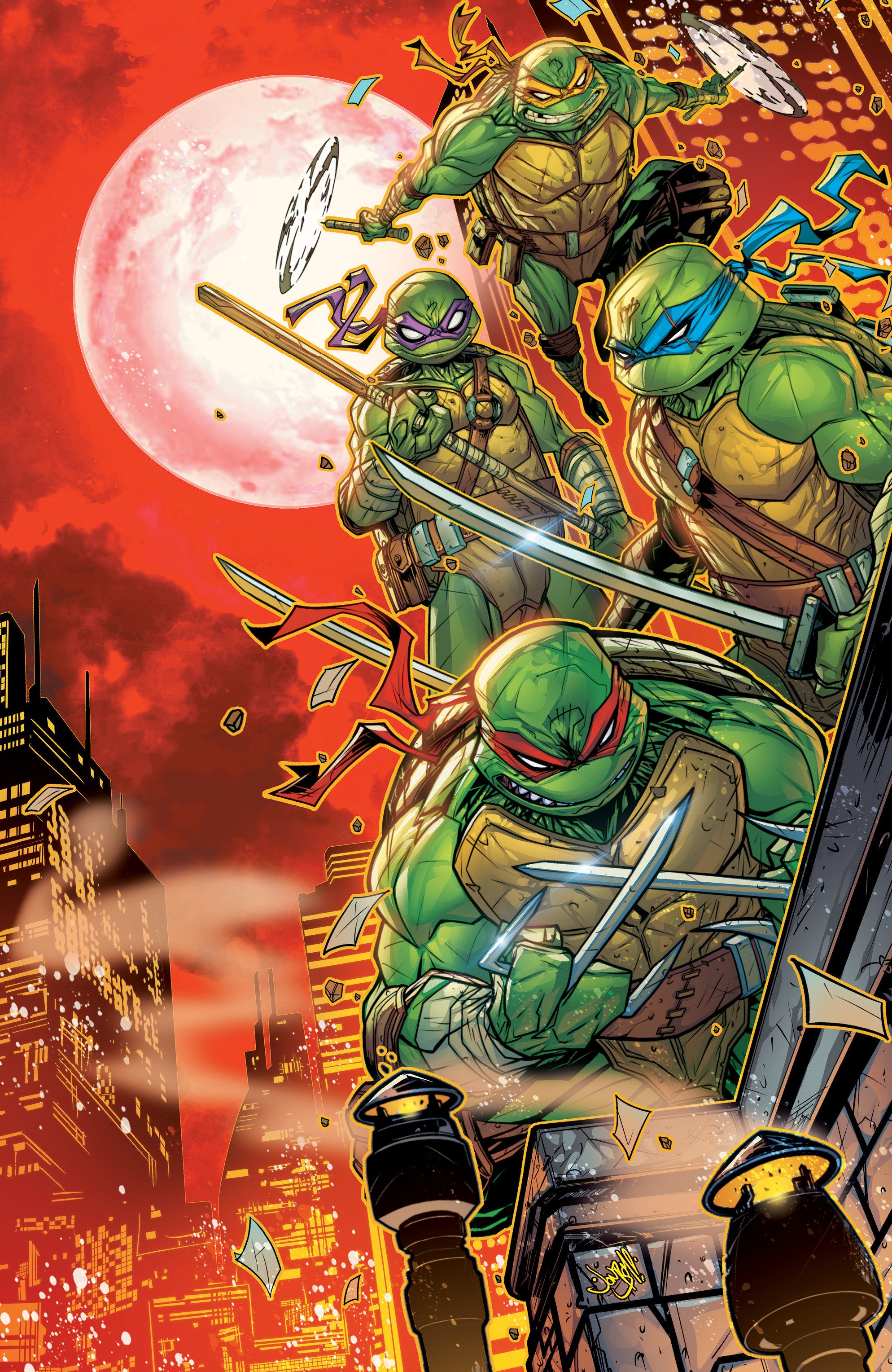 Teenage Mutant Ninja Turtles #12 1:50 RI Variant (Meyers Full Art)