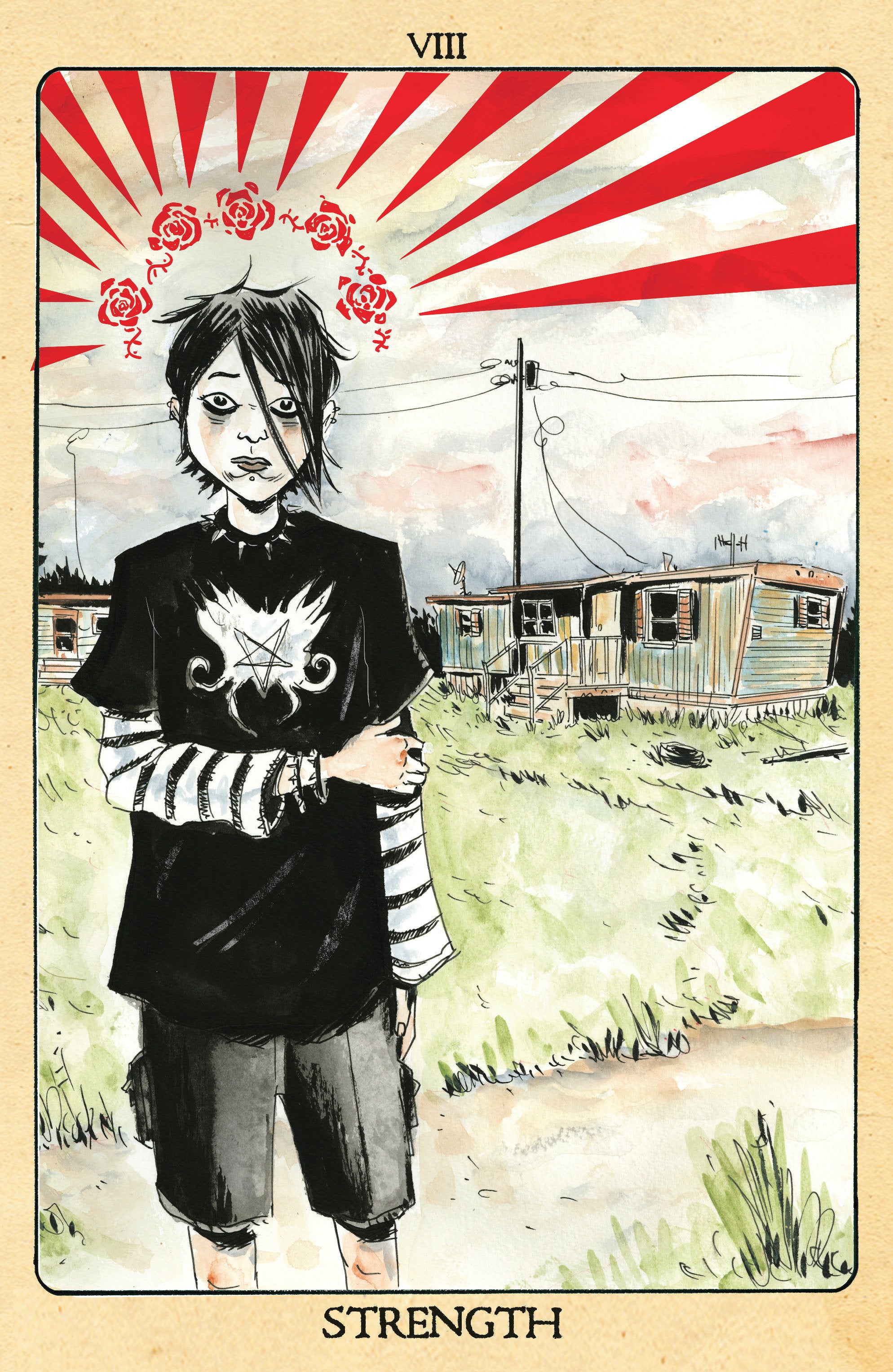 Minor Arcana #8 1:10 Variant Edition Tarot Card Variant (Full Art