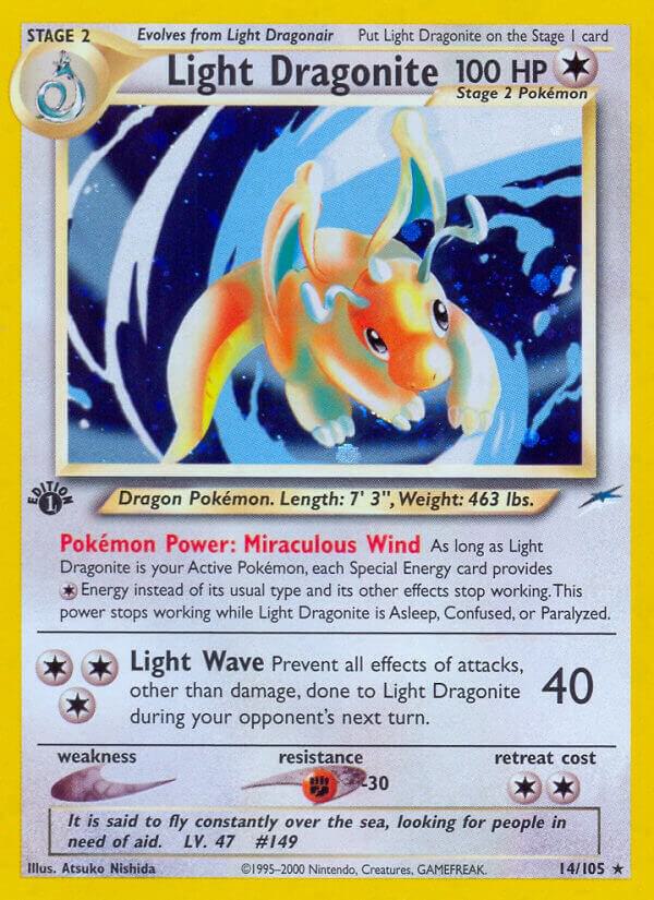 dragonite pokemon card dragon type