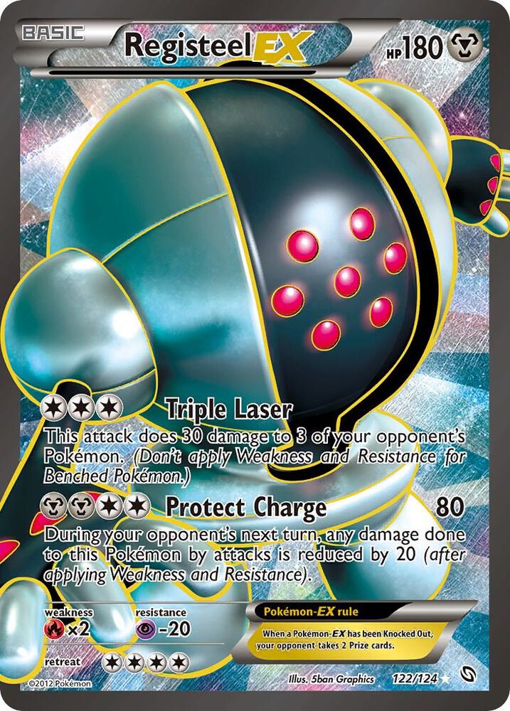 shiny registeel pokemon card Registeel EX