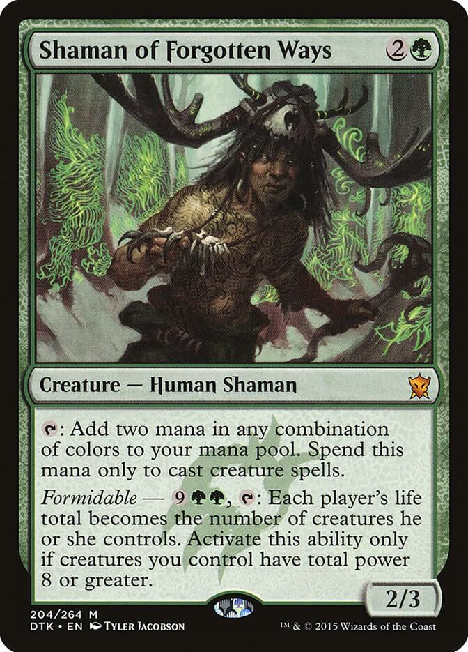 Shaman of Forgotten Ways - Green