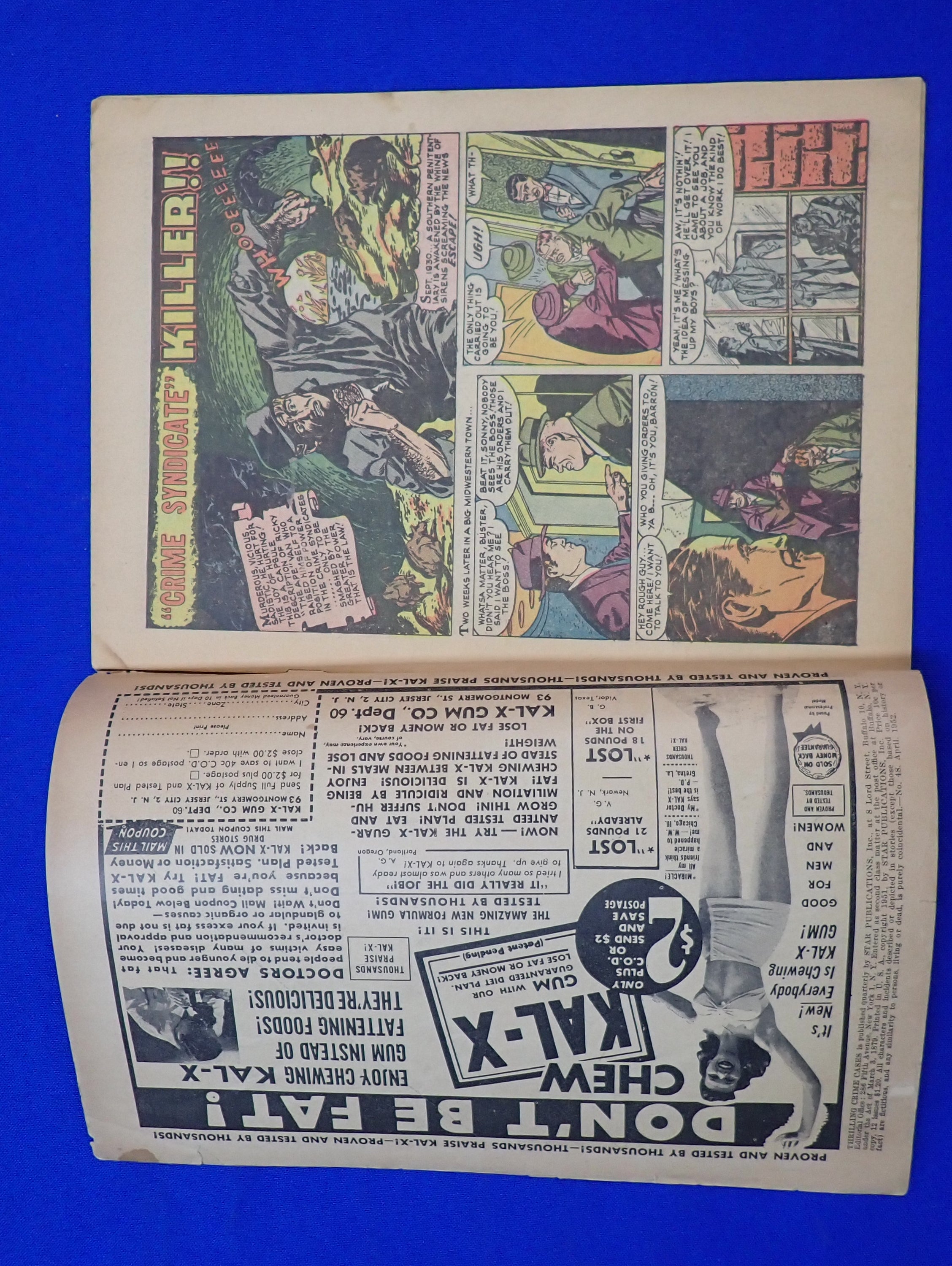 Thrilling Crime Cases #48 (1951) - VG (4.0)