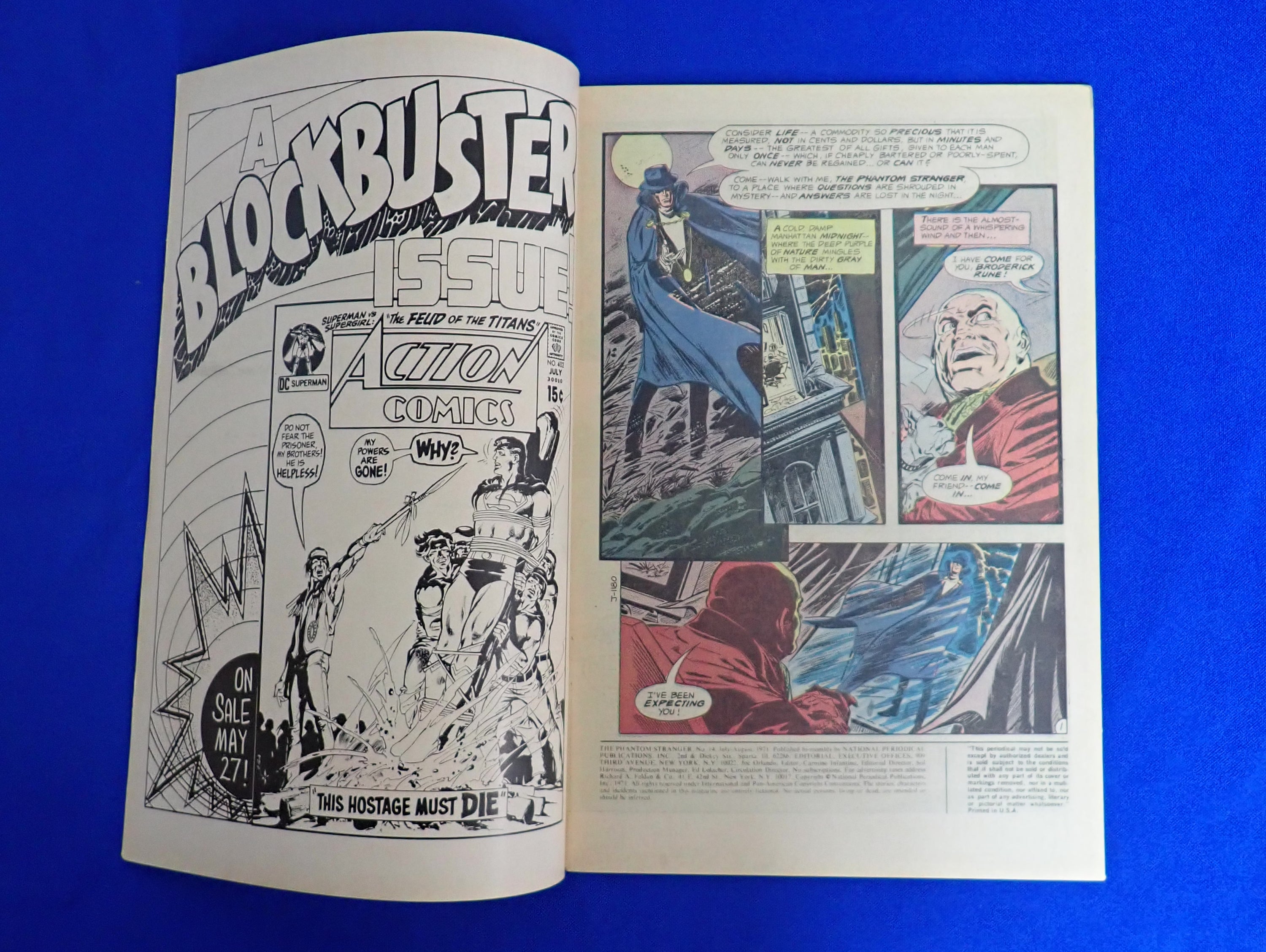 Phantom Stranger #14 (1971) -Proto Swamp Thing - VF- (7.5)