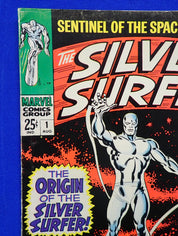 Silver Surfer #1 (1968) - FN- (5.5) - 1st Solo Silver Surfer Series!
