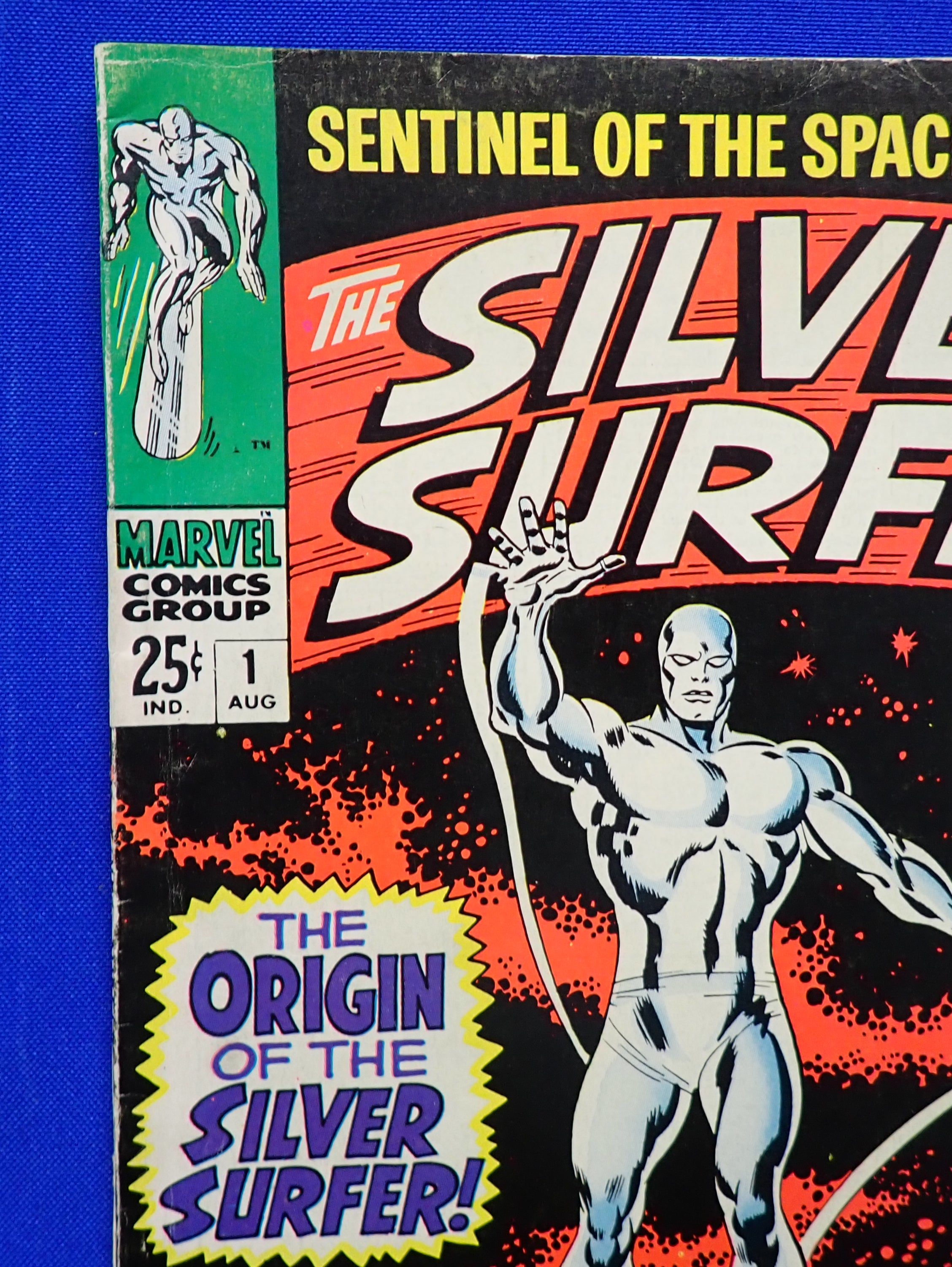 Silver Surfer #1 (1968) - FN- (5.5) - 1st Solo Silver Surfer Series!