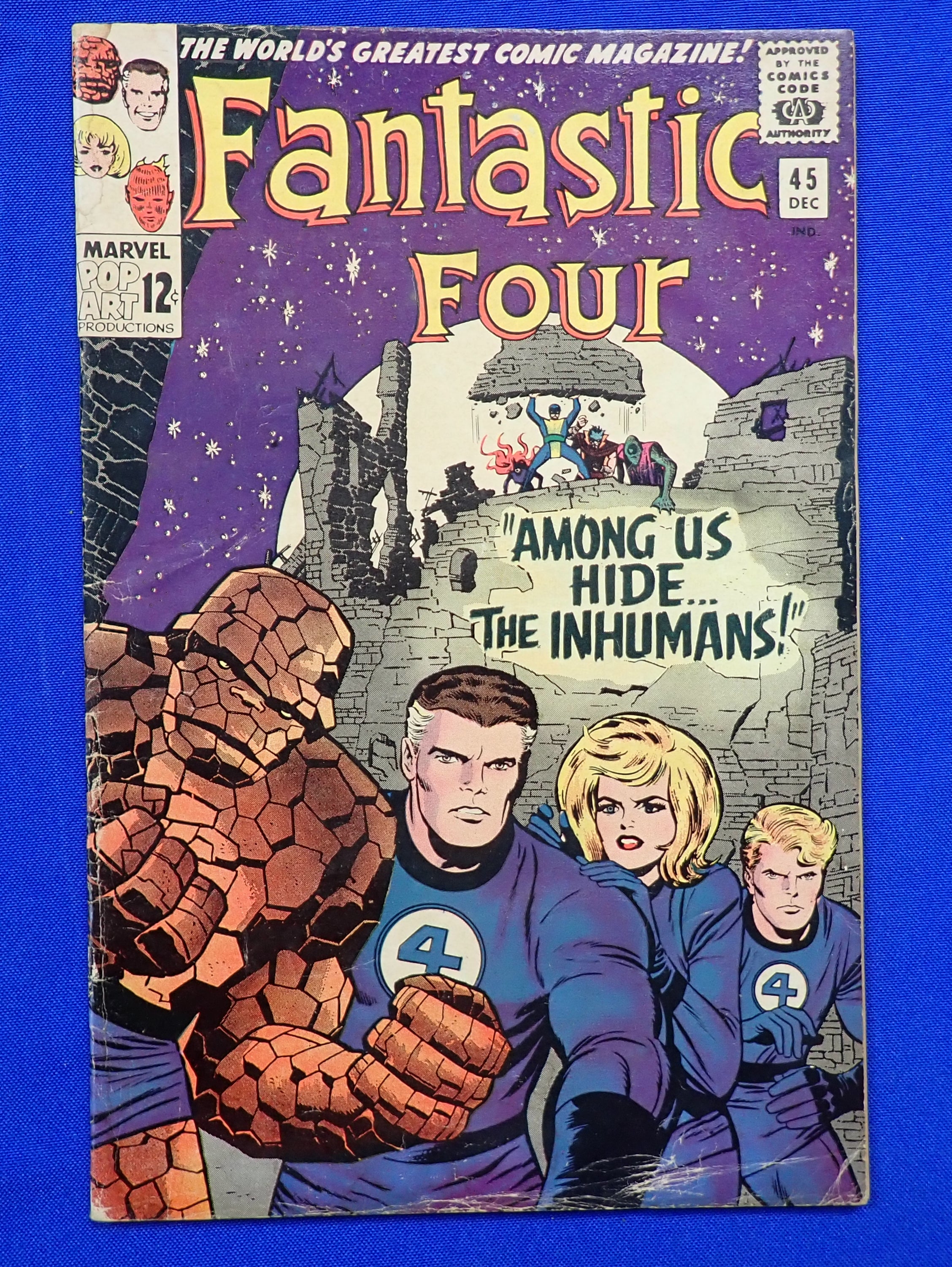 Fantastic Four #45 (1965) - VG+ (4.5) - 1st Inhumans
